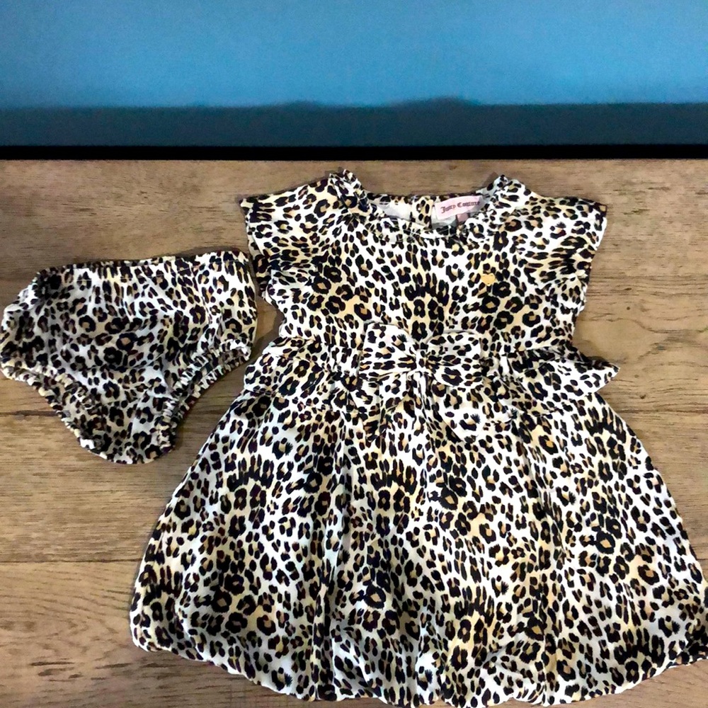 SALE Juicy Couture Cheetah print dress in size 18/24m. Great Condition.